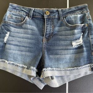 Women's Blue Denim Shorts